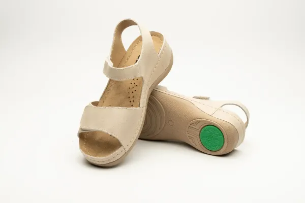 Женские сандалии Leon Бежевый 935-beige ортопедия