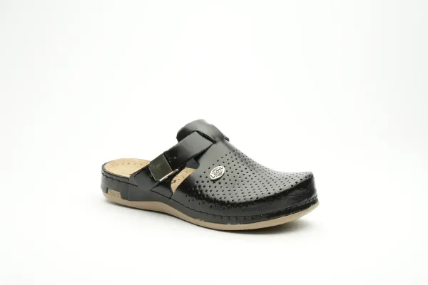 Жіноче Сабо Leon Чорний 950-black ортопедія