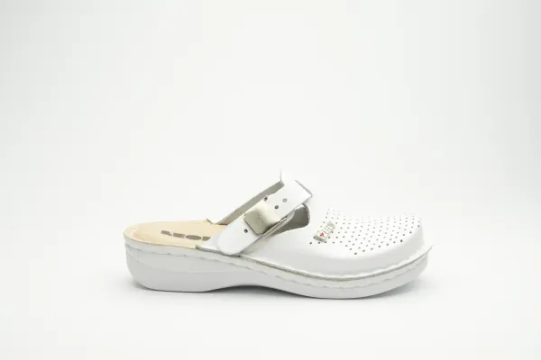 Жіноче Сабо Leon Білий V260-white ортопедія