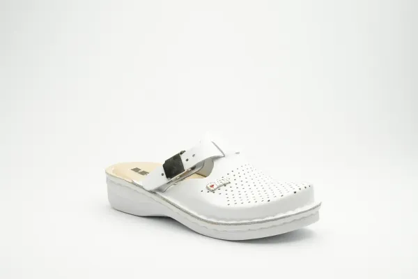 Жіноче Сабо Leon Білий V260-white ортопедія