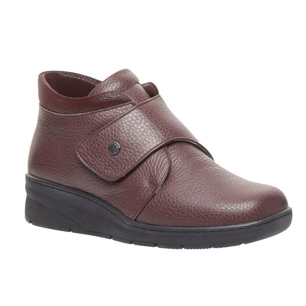 Женские ботинки анатомические, бордовый (арт.857), TM SoftMode (Турция)