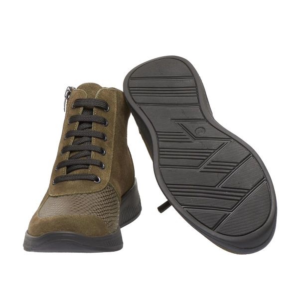 Жіночі анатомічні черевики, хакі (арт.19315), ТМ SoftMode (Туреччина)