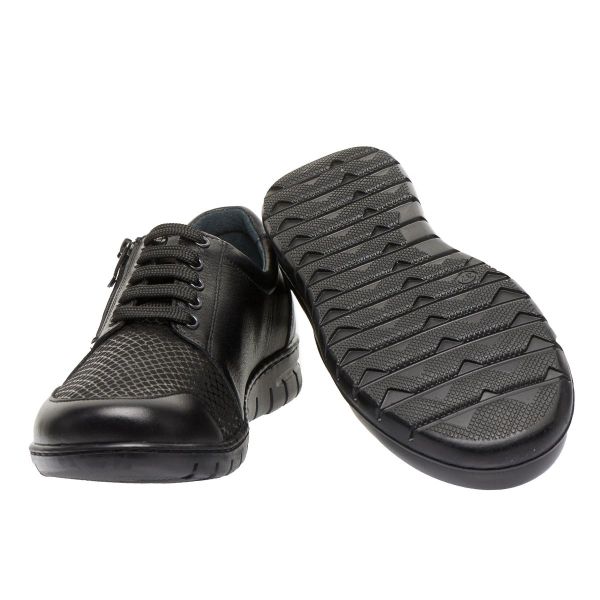 Женские анатомические мокасины, черный (арт.2508), TM SoftMode (Турция)