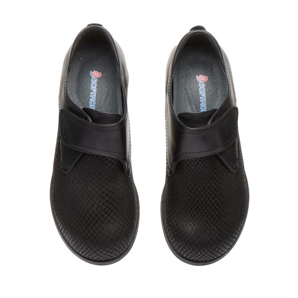 Жіночі анатомічні туфлі, чорний (арт.571 L), TM SoftMode (Туреччина)