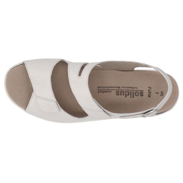 Жіночі босоніжки Fabia, молочний (арт.7 70023 10341), Solidus (Німеччина)