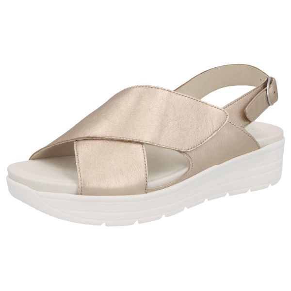 Жіночі босоніжки Greta, шампань, (арт.7 48003 40634), Solidus (Німеччина)