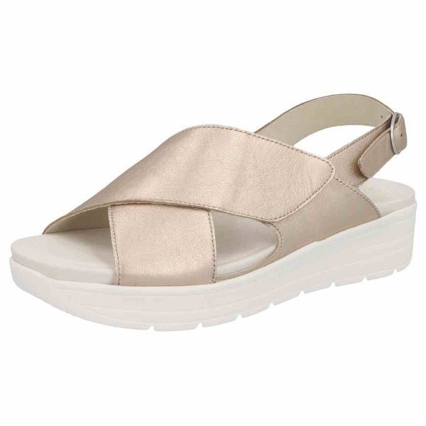 Женские босоножки Greta, шампань, (арт.7 48003 40634), Solidus (Германия)