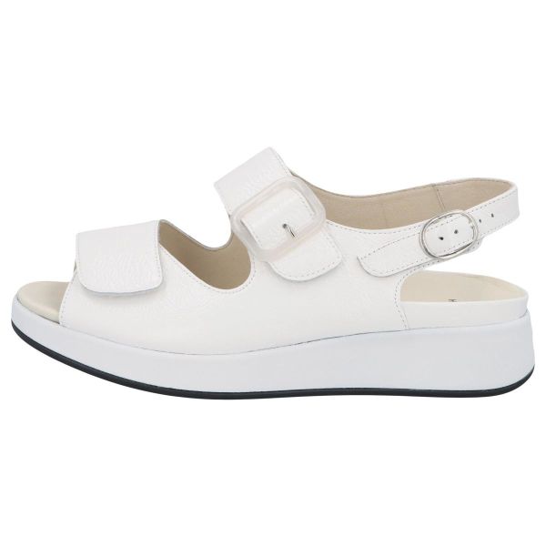 Жіночі босоніжки Hannah, білий лак (арт.7 75032 10300), Solidus (Німеччина)