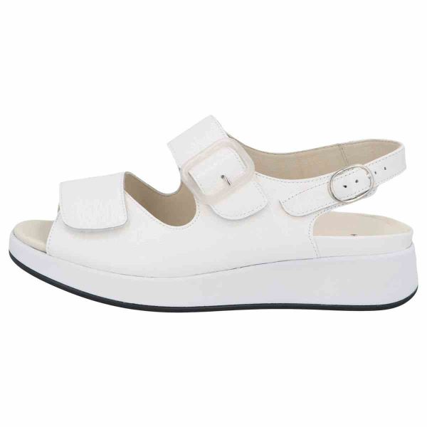 Женские босоножки Hannah, белый лак (арт.7 75032 10300), Solidus (Германия)