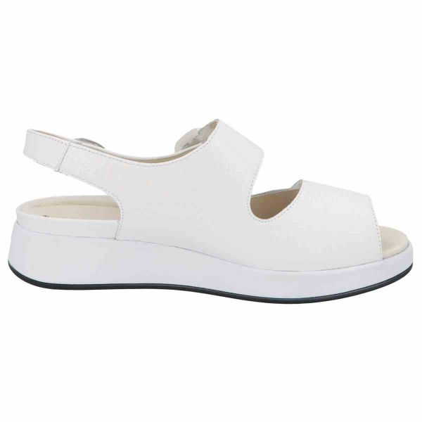 Женские босоножки Hannah, белый лак (арт.7 75032 10300), Solidus (Германия)