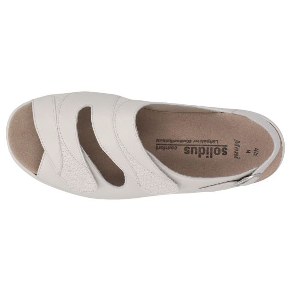 Жіночі босоніжки Moni, молочний (арт. 7 7 74019 20953), Solidus (Німеччина)