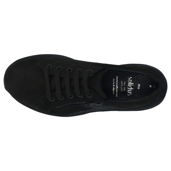 Женские кожаные кроссовки Mia, черный (арт.7 43024 01049), Solidus (Германия), Solidus