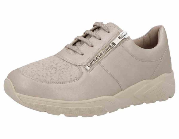 Женские кожаные кроссовки Mia, молочный (арт. 7 43502 40558), Solidus (Германия) Женские кожаные кроссовки Mia, молочный (арт. 7 43502 40558), Solidus (Германия)