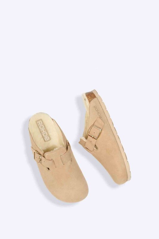 Женские сабо Alba, св.бежевый (арт. 6069 13), ROHDE (Германия)