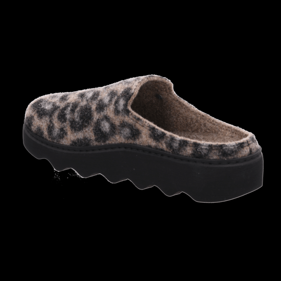 Женские сабо Firenze, черный/леопард (арт. 6101 90) ROHDE (Германия)