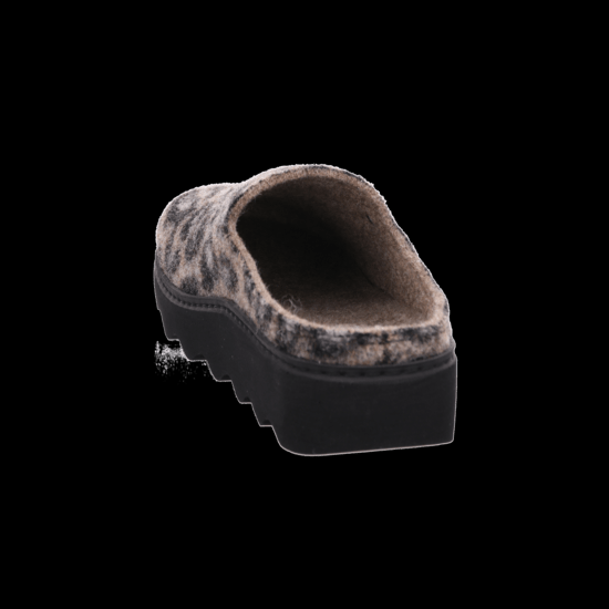 Женские сабо Firenze, черный/леопард (арт. 6101 90) ROHDE (Германия)