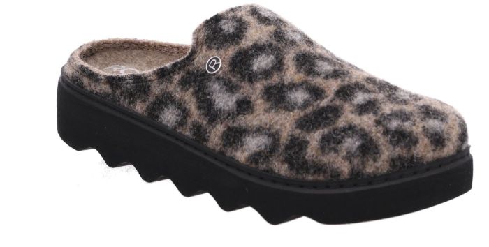Жіночі сабо Firenze, чорний/леопард (арт. 6101 90) ROHDE (Німеччина) Жіночі сабо Firenze, чорний/леопард (арт. 6101 90) ROHDE (Німеччина)