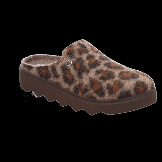 Женские сабо Firenze, коричневый/леопард (арт. 6101 72) ROHDE (Германия)