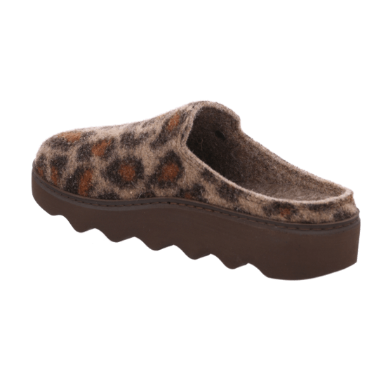 Женские сабо Firenze, коричневый/леопард (арт. 6101 72) ROHDE (Германия)
