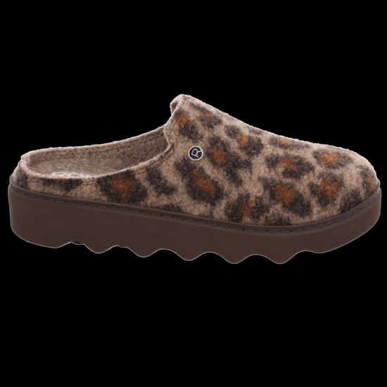 Женские сабо Firenze, коричневый/леопард (арт. 6101 72) ROHDE (Германия)