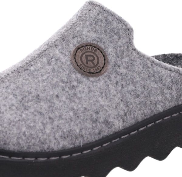 Жіночі сабо Foggia-D сірий (арт. 6120 80), ROHDE (Німеччина)
