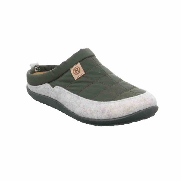 Женские сабо Perugia, хаки (арт. 2022 61) ROHDE (Германия)