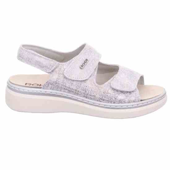 Жіночі сандалі Abano, срібний/перламутр, 5227 85, ROHDE (НІМЕЧЧИНА)