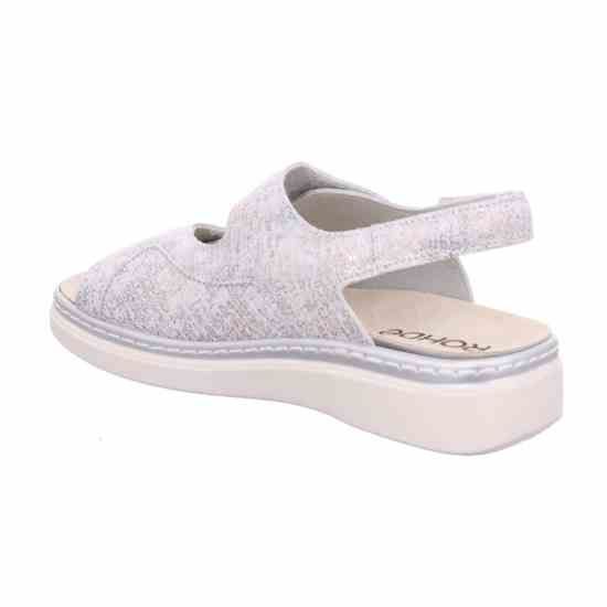 Жіночі сандалі Abano, срібний/перламутр, 5227 85, ROHDE (НІМЕЧЧИНА)