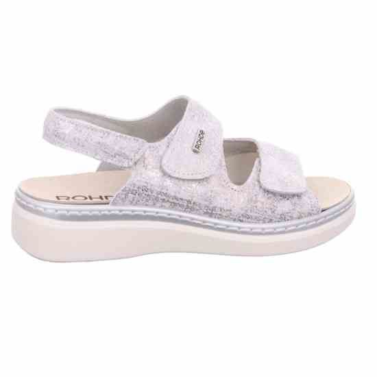 Жіночі сандалі Abano, срібний/перламутр, 5227 85, ROHDE (НІМЕЧЧИНА)