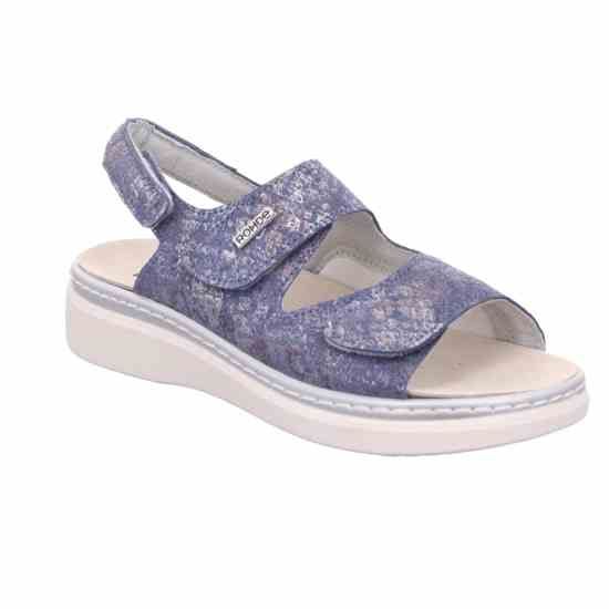 Женские сандалии Abano, синий/перламутр, 5227 55, ROHDE (ГЕРМАНИЯ)