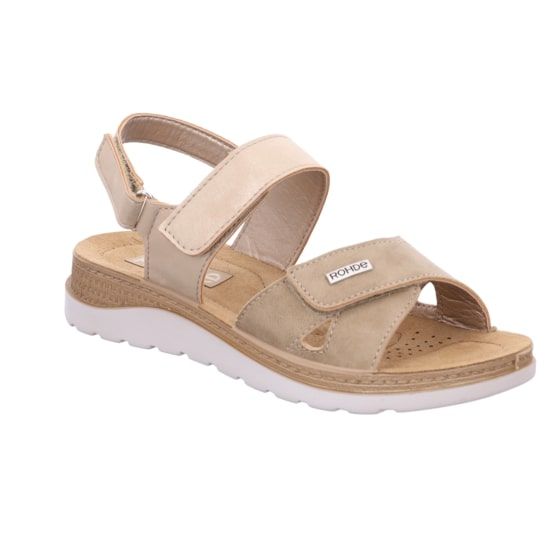 Жіночі сандалі Baviera, св.бежевий, 1307 14, ROHDE (Німеччина)