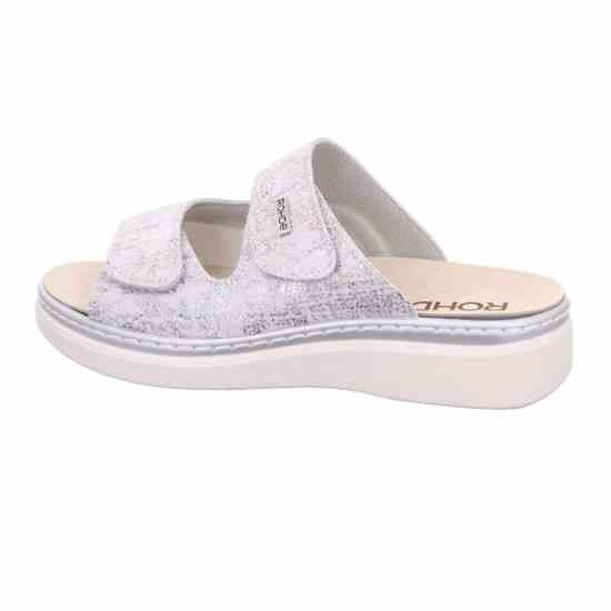 Жіночі шльопанці Abano, срібний/перламутр, 5224 85, ROHDE (НІМЕЧЧИНА)