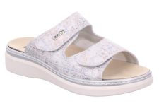 Жіночі шльопанці Abano, срібний/перламутр, 5224 85, ROHDE (НІМЕЧЧИНА)
