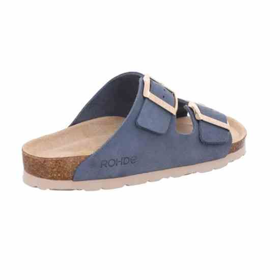 Жіночі шльопанці Alba, джинс, 5590 55, ROHDE (НІМЕЧЧИНА)