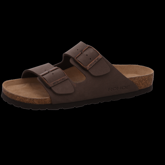 Женские шлепанцы Alba, мокко (арт.5631 72), ROHDE (Германия)