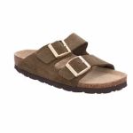 Жіночі шльопанці Alba, оливковий, 5590 63, ROHDE (НІМЕЧЧИНА)