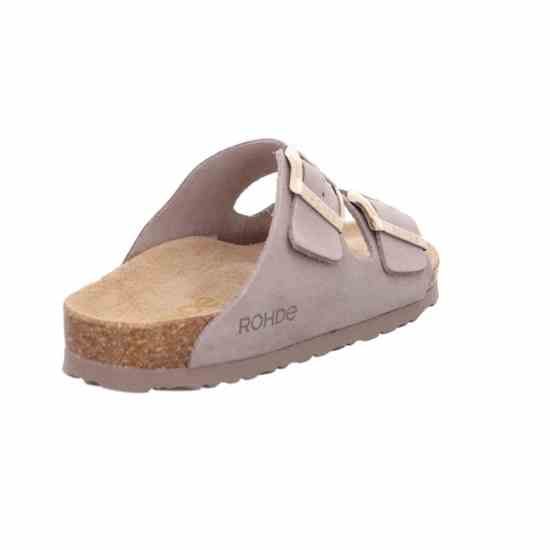 Женские шлепанцы Alba, светло бежевый, 5590 17, ROHDE (Германия)