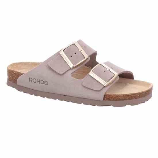 Женские шлепанцы Alba, светло бежевый, 5590 17, ROHDE (Германия)