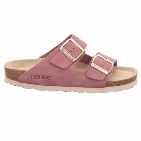 Жіночі шльопанці Alba, темна пудра, 5590 47, ROHDE (НІМЕЧЧИНА)