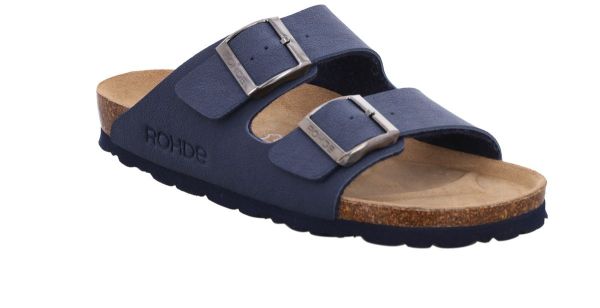 Жіночі шльопанці Alba, темно синій (арт.5631 56), ROHDE (Німеччина) Жіночі шльопанці Alba, темно синій (арт.5631 56), ROHDE (Німеччина)