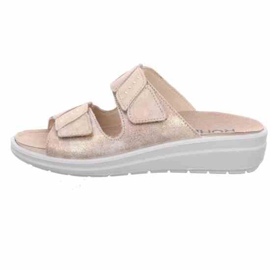 Женские шлепанцы Rivella, бежевый, 5720 14, ROHDE (ГЕРМАНИЯ)