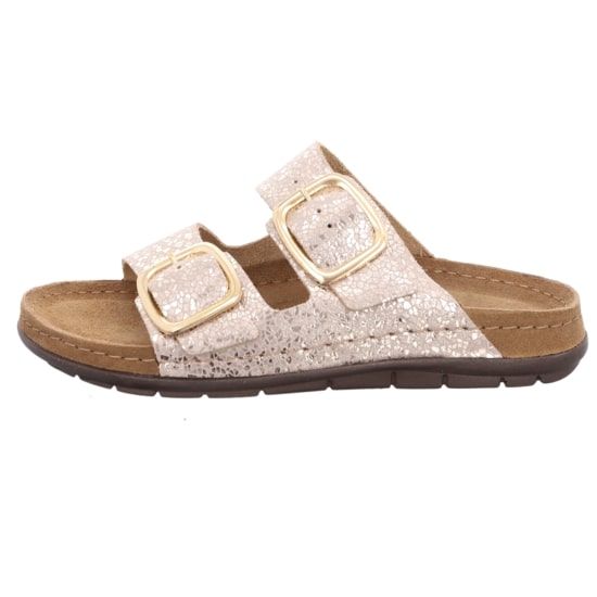 Шлепанцы женские Rodigo, св.бежевый/перламутр, 5857 14, ROHDE (Германия)