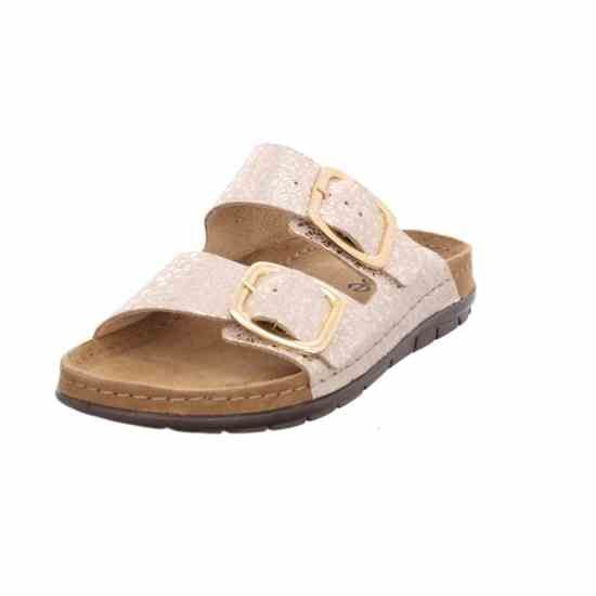 Шлепанцы женские Rodigo, св.бежевый/перламутр, 5857 14, ROHDE (Германия)