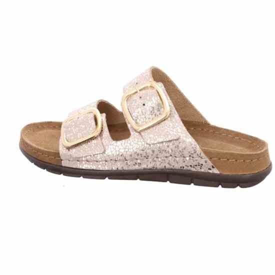 Шлепанцы женские Rodigo, св.бежевый/перламутр, 5857 14, ROHDE (Германия)