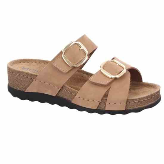 Жіночі шльопанці Soave, бежевий, 5430 14, ROHDE (Німеччина) Жіночі шльопанці Soave, бежевий, 5430 14, ROHDE (Німеччина)