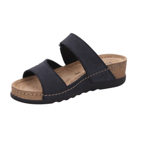 Шлепанцы женские Soave, черный, 5432 90, ROHDE (Германия)