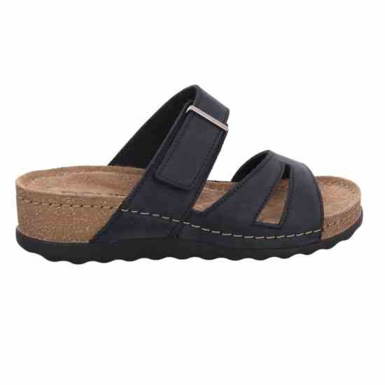 Шлепанцы женские Soave, черный, 5432 90, ROHDE (Германия)