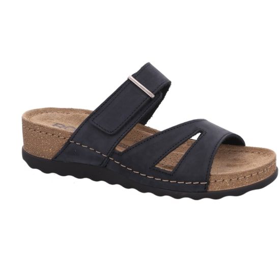 Жіночі шльопанці Soave, чорний, 5432 90, ROHDE (Німеччина) Жіночі шльопанці Soave, чорний, 5432 90, ROHDE (Німеччина)