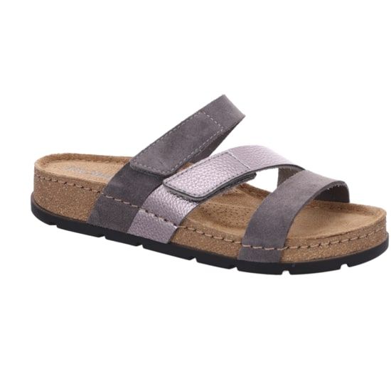 Жіночі шльопанці Soave, сірий/перламутр, 5416 82, ROHDE (НІМЕЧЧИНА)