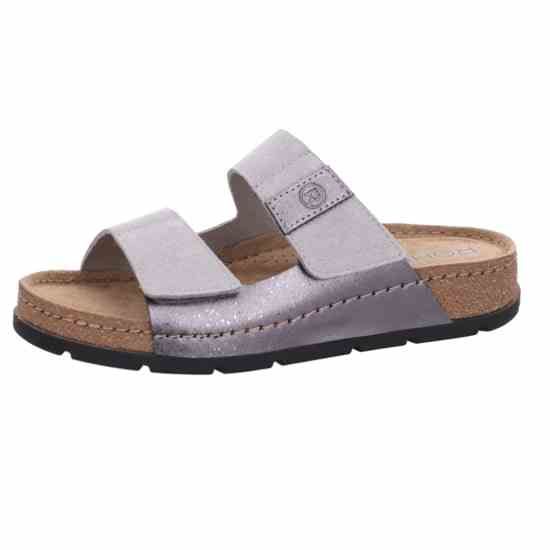 Жіночі шльопанці Soave, св.сірий/перламутр, 5413 83, ROHDE (Німеччина)